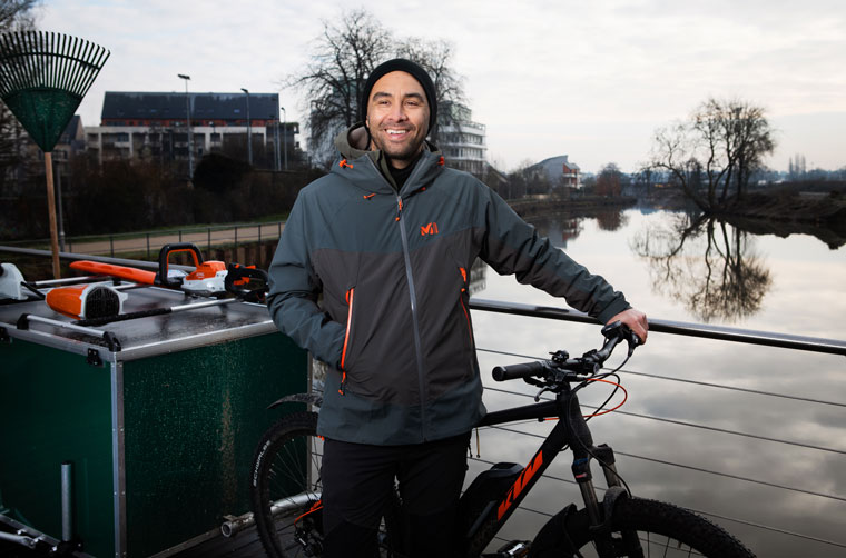 entrepreneurs à vélo